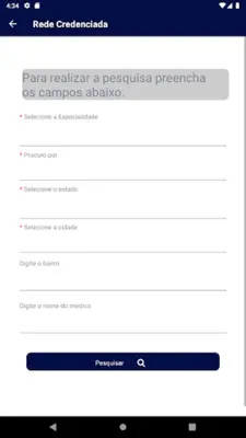 Beneficiários android App screenshot 1